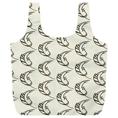 Cute Leaves Draw Full Print Recycle Bag (xl) by ConteMonfrey