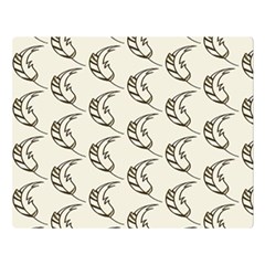 Cute Leaves Draw Double Sided Flano Blanket (large)  by ConteMonfrey