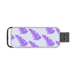 Cute Lavanda Blue Portable Usb Flash (one Side) by ConteMonfrey