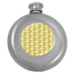 Yellow Fresh Spring Hope Round Hip Flask (5 Oz) by ConteMonfrey