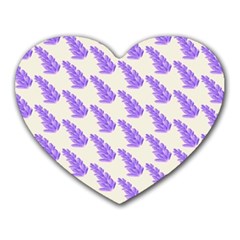 Cute Lavanda Heart Mousepad by ConteMonfrey