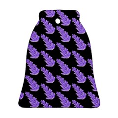 Cute Lavanda Black Ornament (bell) by ConteMonfrey