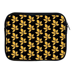 Orange And Black Leaves Apple Ipad 2/3/4 Zipper Cases by ConteMonfrey