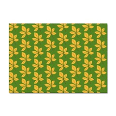 Orange Leaves Green Sticker A4 (100 Pack)
