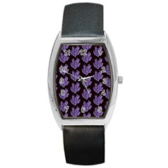 Black Seaweed Barrel Style Metal Watch