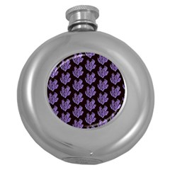 Black Seaweed Round Hip Flask (5 Oz) by ConteMonfrey