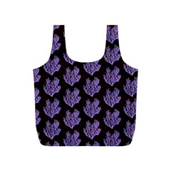 Black Seaweed Full Print Recycle Bag (s) by ConteMonfrey