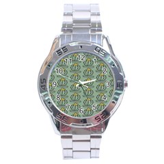 Cactus Green Stainless Steel Analogue Watch