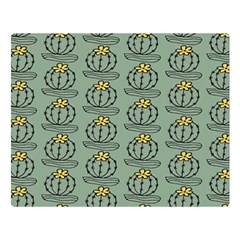 Cactus Green Double Sided Flano Blanket (large)  by ConteMonfrey