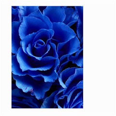 Blue Rose Flower Plant Romance Large Garden Flag (two Sides) by Wegoenart