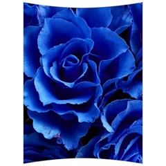 Blue Rose Flower Plant Romance Back Support Cushion by Wegoenart