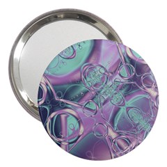 Illustration Fractal Pattern Modern Art Digital 3  Handbag Mirrors