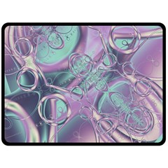 Illustration Fractal Pattern Modern Art Digital Double Sided Fleece Blanket (large) 