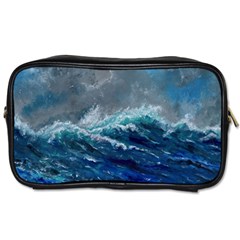 Waves Sea Sky Wave Toiletries Bag (one Side)