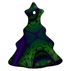 Abstract Fractal Art Pattern Christmas Tree Ornament (two Sides)