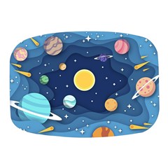 Galaxy Background Mini Square Pill Box by danenraven