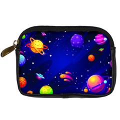 Artistic Space Planet Digital Camera Leather Case by danenraven