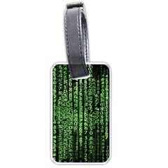 Matrix Technology Tech Data Digital Network Luggage Tag (one Side) by Wegoenart