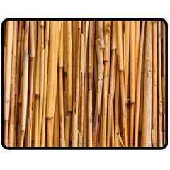 Asian Background Bamboo Double Sided Fleece Blanket (medium)  by Wegoenart