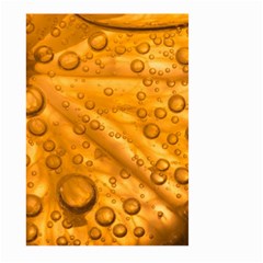 Lime Water Bubbles Macro Light Detail Background Large Garden Flag (two Sides) by Wegoenart