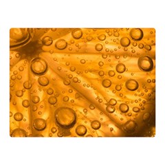 Lime Water Bubbles Macro Light Detail Background Double Sided Flano Blanket (mini)  by Wegoenart
