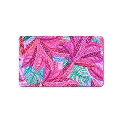 Sheets Tropical Reason Print Pattern Design Magnet (name Card) by Wegoenart