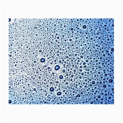 Drop Water Background Macro Splash Rain Drink Small Glasses Cloth (2 Sides)