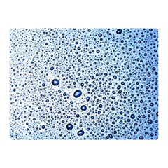 Drop Water Background Macro Splash Rain Drink Double Sided Flano Blanket (mini)  by Wegoenart