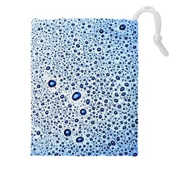 Drop Water Background Macro Splash Rain Drink Drawstring Pouch (4xl)