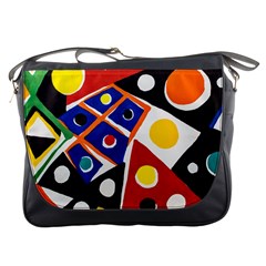 Pattern And Decoration Revisited At The East Side Galleries Messenger Bag by Wegoenart