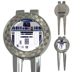 Robot R2d2 R2 D2 Pattern 3-in-1 Golf Divots