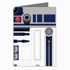 Robot R2d2 R2 D2 Pattern Greeting Card