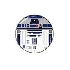 Robot R2d2 R2 D2 Pattern Hat Clip Ball Marker (10 pack)