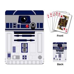 Robot R2d2 R2 D2 Pattern Playing Cards Single Design (Rectangle)