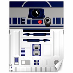 Robot R2d2 R2 D2 Pattern Canvas 12  x 16 