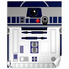 Robot R2d2 R2 D2 Pattern Canvas 16  x 20 