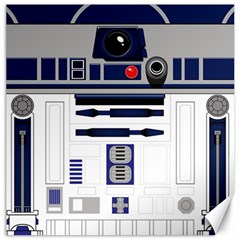 Robot R2d2 R2 D2 Pattern Canvas 20  x 20 