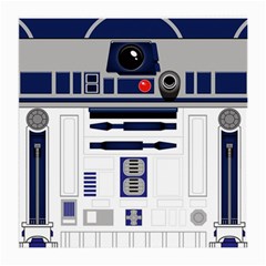 Robot R2d2 R2 D2 Pattern Medium Glasses Cloth