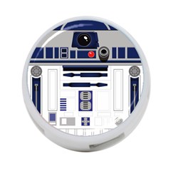 Robot R2d2 R2 D2 Pattern 4-port Usb Hub (one Side) by Jancukart