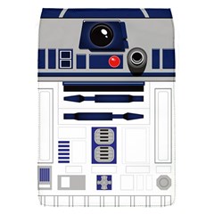 Robot R2d2 R2 D2 Pattern Removable Flap Cover (S)