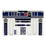 Robot R2d2 R2 D2 Pattern Banner and Sign 5  x 3  Front