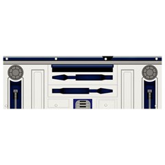 Robot R2d2 R2 D2 Pattern Banner and Sign 9  x 3 