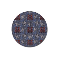 Armenian Ornaments Magnet 3  (round)