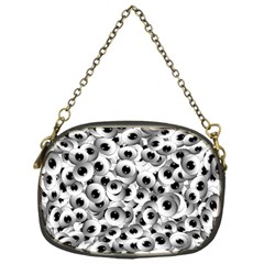 Eyes Drawing Motif Random Pattern Chain Purse (one Side) by dflcprintsclothing