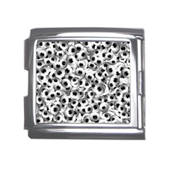 Eyes Drawing Motif Random Pattern Mega Link Italian Charm (18mm) by dflcprintsclothing