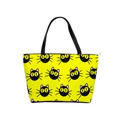 Cats Heads Pattern Design Classic Shoulder Handbag