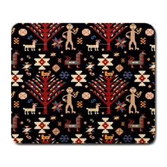 Carpet-symbols Large Mousepad by Gohar