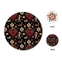 Carpet-symbols Playing Cards Single Design (round) by Gohar