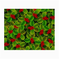 Illustration Christmas Xmas Background Small Glasses Cloth (2 Sides)