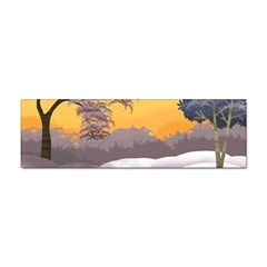 Illustration Background Landscape Sticker Bumper (10 Pack)